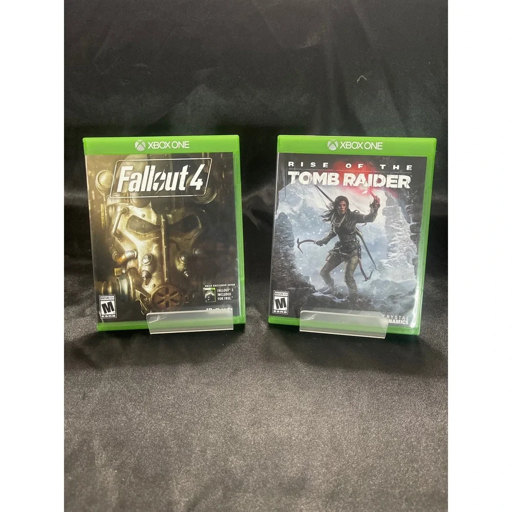 Xbox One‎ Game Lot Fallout 4 Skyrim Tomb Raider Assassins Creed Syndicate Bundle